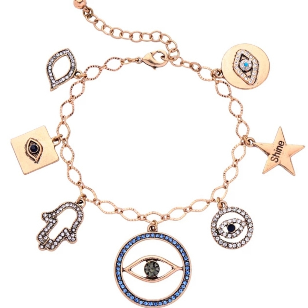 Lucky Eye charm bracelet